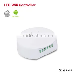DC 12-24V LED Controller For RGBW RGB LED Strip Light IOS / Android System Smartphone Wifi RGB Controller Music Modes DIY Modes thumbnail-1