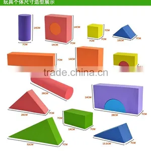 Soft Blocks, Sponge Toy,Soft Play Toy Equipment, EVA Sponge Toy,foam Mat,48pcs Big Size thumbnail-2