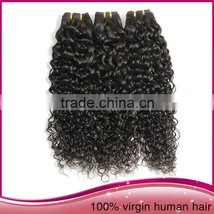 New Hair 100% Human Hair Extension Cheap Wholesale Baby Curly Unprocessed Virgin Peruvian Hair Weave thumbnail-4