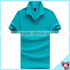 200gsm Blue Golf Polo Shirt thumbnail-1