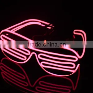 Glowing Party Rave EL Wire Glasses/EL Sunglasses/EL Light Glasses/Lighting EL Glasses thumbnail-1