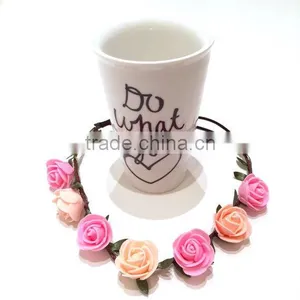 Hot-sales Baby Flower Headband Toddler Summer Flet Flower Headband Kids Flower Elastic Headband Wh-1753 thumbnail-1