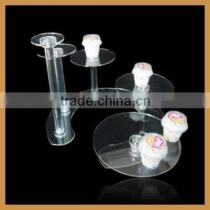 Multi Tier Acrylic Fashion Shelf Small Desk thumbnail-4