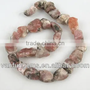Natural Strawberry Quartz Rough Stone AB Grade thumbnail-1