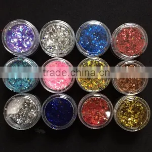 Beautful Nail Sequin Glitter Nail Art Kit 1 Set 12 Color 3D Nail Art Decoration Nail Art Bottle Tip Set thumbnail-2