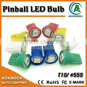 5050 1SMD Wedge Base T10 #555 Pinball LED Lamp thumbnail-1