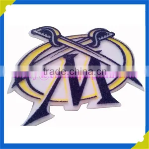 High Quality 3d Versin Washable Heat Transfer Flocking Label/patches thumbnail-1