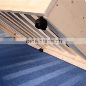 Kids Bed With Trundle Bed,Kids Solid Wooden Single Bed Frame,folding Single Bed#WY-SC006S thumbnail-4