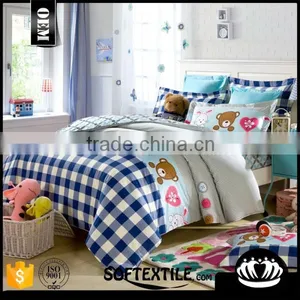 Good Quality 100 Cotton and Cheap Price Cartoon Design Tree Pattern Bedding Set King Duvet Cover Quality Choice thumbnail-6