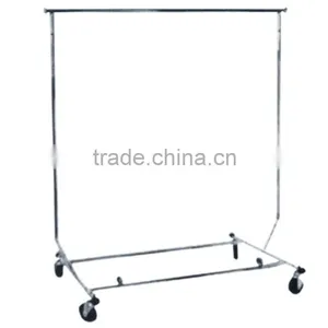Supermarket Steel Heavy Duty Garment Hanging Clothes Rack thumbnail-1