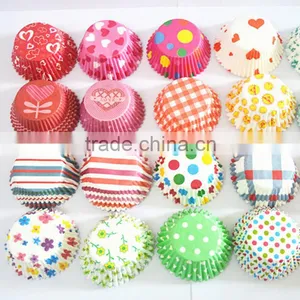 PE Paper Cupcake Liners Roll Up Mouth Baking Cup for Cakes thumbnail-3
