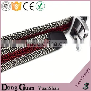 2016 Hot Sale Ladies Fashion Plaited Leather Belts Belt With Automatic Buckle Custom Embroidered thumbnail-2