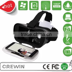 VR 3D Case Headset Box 3D Glasses With Headphone Virtual Reality for 4.7" - 6.0" SmartPhone thumbnail-3