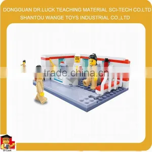 Kid Happy Plastic Buliding Block Game Medical Hospital Series thumbnail-1
