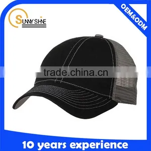 China Best Selling Custom Mesh Curved Bill Trucker Hat Snapback Cap Wholesale thumbnail-3