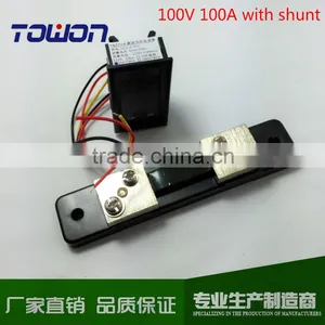 Dual LED Digital Voltmeter Ammeter Amp Volt Meter + Current Shunt DC 100V 50A thumbnail-4