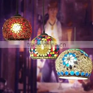 Colorful Glass Mosaic Pendant Light for Home Decoration Supplier's Choice thumbnail-2