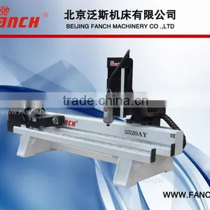 4 Axis Cnc Router With Super Big Diameter /heavy Duty Structure/4.5kw Spindle/AC Servo/350mm Diameter thumbnail-1