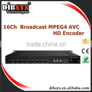 16 in 1 HD MPEG-4 AVC/H264 Encoder ASI as Mirror of IP Streamer thumbnail-1