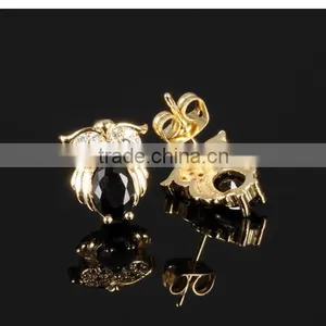 CZ Jewellery Style China Supplier Hot Sale Brass Earrings thumbnail-3