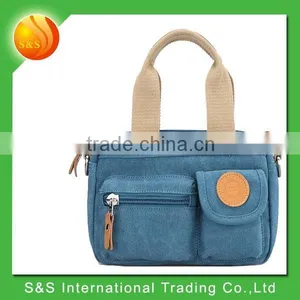 2015 New Product Canvas Ladies Handbag Manufacturers thumbnail-1