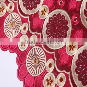 High Quality Organza Lace With Sequins 2016 Wholesale Lace Fabric in Dubai thumbnail-3