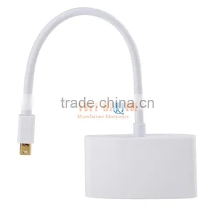 100% Brand New Factory Price Mini Display Port DP to HDMI VGA Adapter Cable for Apple MacBook Surface Pro thumbnail-4
