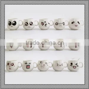 11 OZ Lovely White Ceramic Mugs thumbnail-1