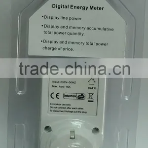 Smart Digital Energy Power Meter Socket EU Plug CE Certificate thumbnail-3