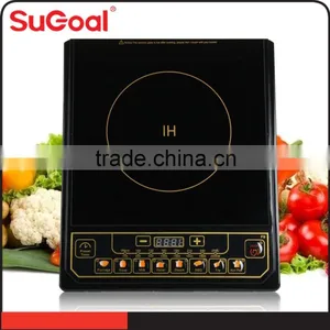 220V Copper Coil Black Glass Crystal Electric Induction Oven thumbnail-3