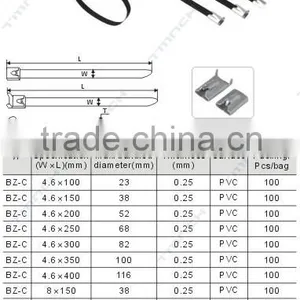 Hot Sales SS Stainless Steel Cable Tie 7.9*450 thumbnail-3