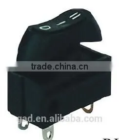 CNGAD RK2 Series On-off-on 250V Rocker Switch (mini Rocker Switch,RK2 Boat Switch)(RK2-33) thumbnail-1