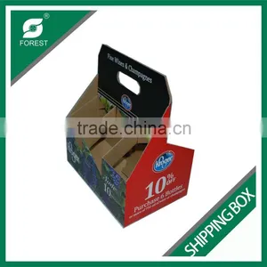 CUSTOMIZED WINE SHIPPING BOX 6 BEER PACK BOX GLOSSY PRINTING 6 WINE PACK BOX thumbnail-6