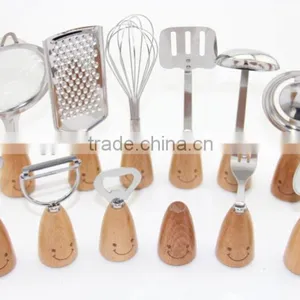 Wholesale South Korea Kitchenware Set Wooden Handle thumbnail-4