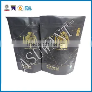 Printing Block Matte Turmeric Powder Curry Powder Zipper Bag/custom Make Whey Protein Packaging Bags for Food Packing thumbnail-1