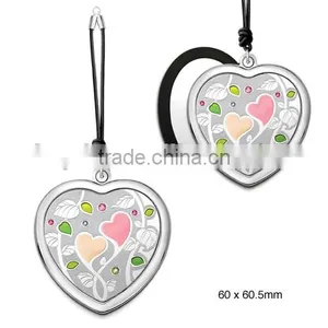 Folding Cosmetic Silver Magic Make up Mirror Metal Pocket Mirror thumbnail-2