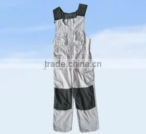 Yellow Pockets Tight Fabric for Safety Pants for Construction thumbnail-3