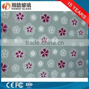 3.8MM Beautiful Silk Screen Glass thumbnail-5