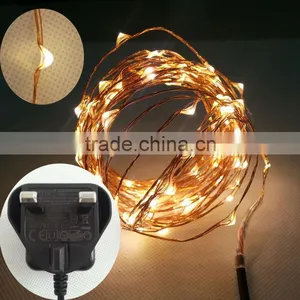 6M LED Rice Lights With 4 Customerized Plug Adapter thumbnail-3