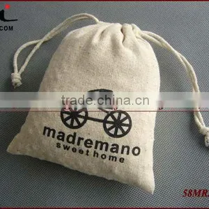 Linen Cosmetic Bag,Cloth Drawstring Pouch Bags,cute Drawstring Bags thumbnail-1