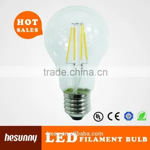 85-265V Led Filament Bulb es E26 E27 A60 Led Bulb Light 4W thumbnail-1