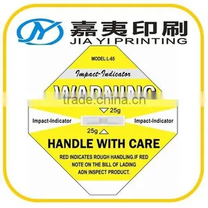 Promotion Impact Indicator Shockwatch Label Prevention Damage Customize Indicator thumbnail-5