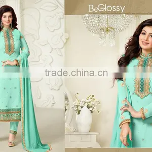 LATEST EXCLUSIVELY DESIGNER STRAIGHT CUT SALWAR thumbnail-3