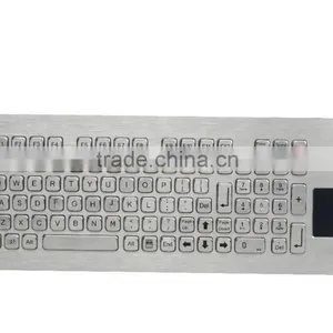 Compact Format IP65 Metal Keyboard With Trackball and Function Keys thumbnail-5