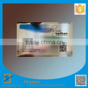 Customized 500pcs Plastic Transparent PVC Business Cards + 28 Templates Design For Choice + Free Design, Free Shipping thumbnail-5