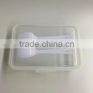 PP Lunch Box With Spoon and Fork thumbnail-3