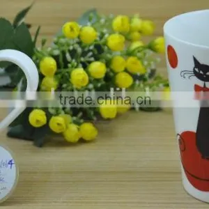 11OZ Lovely Cat Design Full Decal Print Coffee Cups, Shiny Surface New Bone China Mug, KL5004-10720 thumbnail-6