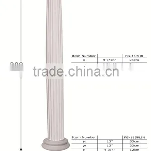 Roman Pillar Design With High Quality and Good Price Beautiful Polystyrene Crown Roman Pillars Column Molds for Sale thumbnail-4