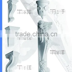Plaster Corbels Polyurethane Crown Moulding Good Price Beautiful New Modern Stone Corbels thumbnail-4