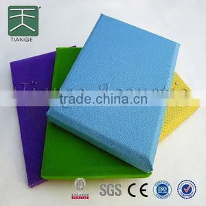 Sound Absorber Fabric Acoustic Cinema Wall Panel Acoustic Fibreglass Panel Decorative Ceiling Board thumbnail-1